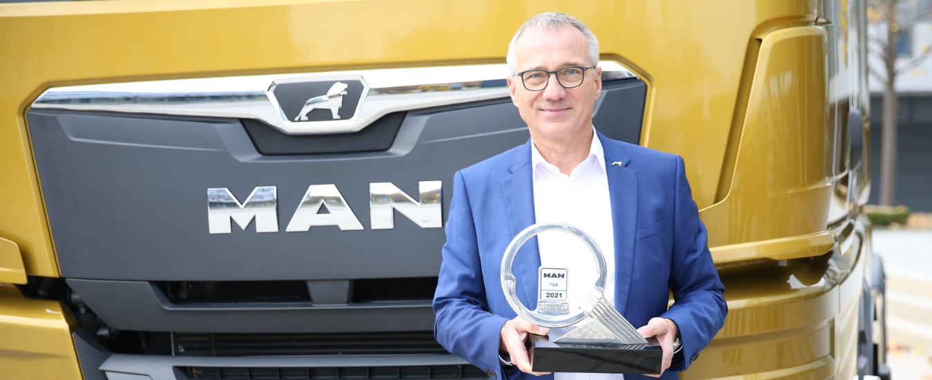 Oficialiai geriausias: „MAN TGX“ paskelbtas 2021 metų sunkvežimiu!